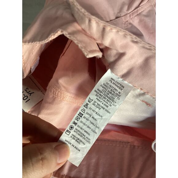 Paul & Doll for 10-12 Years Old Straight Distressed Pink Pants for Girls - Picture 4 of 7